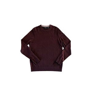 Ted Baker Men’s Purple Crewneck Wool Cashmere Blend Pullover Sweater Sz 4 Large